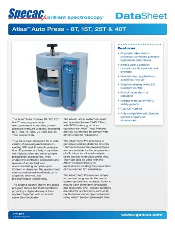 Atlas Auto Press - Specac