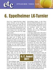 6. Eppelheimer LK-Turnier