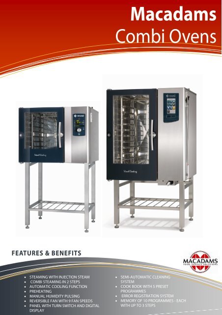 Houno Combi Ovens - Macadams