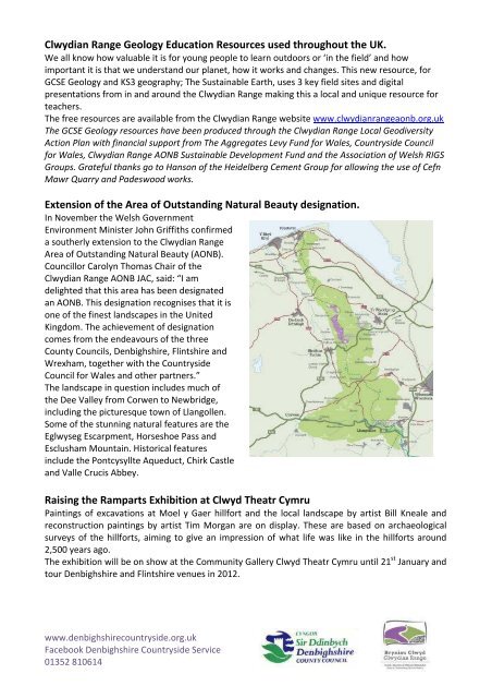 Download - Denbighshire Countryside Service