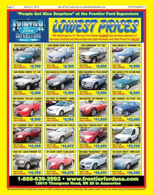 Auto Market 3/4/15