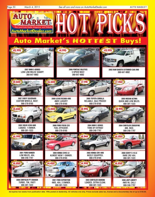 Auto Market 3/4/15