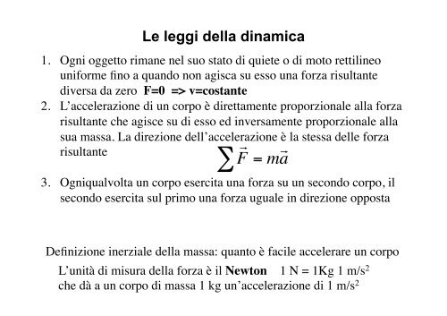 V - Dipartimento di Fisica