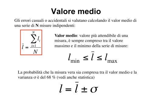 V - Dipartimento di Fisica