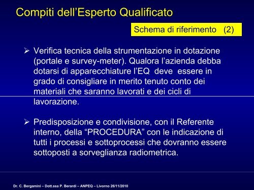 3 - Procedura in caso di allarme