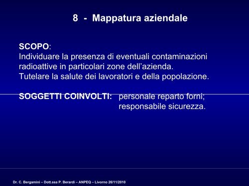 3 - Procedura in caso di allarme