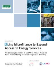 Using Microfinance to Expand Access to Energy ... - WaterWiki.net