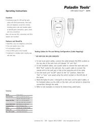 1574 Instruction sheet 06/03 - Clark Wire & Cable