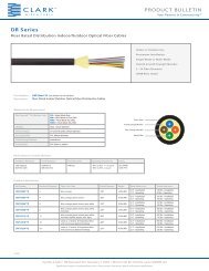 Optical Fiber Cables - Clark Wire & Cable
