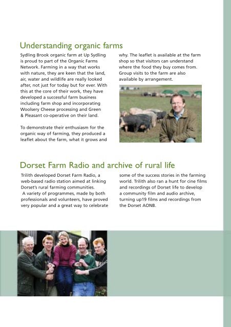 Sustainable Development Fund 961.44 Kb - the Dorset AONB