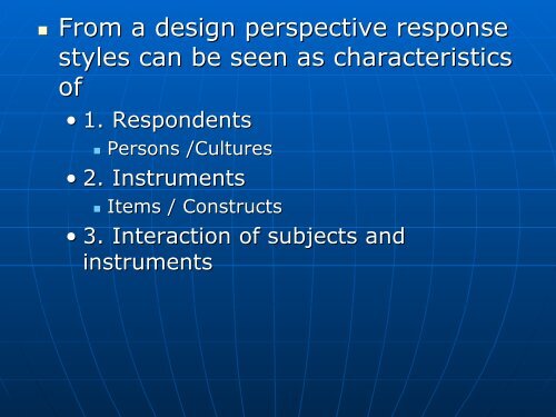 Toward an Understanding of Cross-Cultural Differences in ...