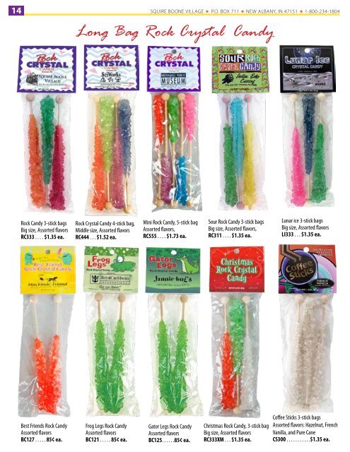 Sour Rock Crystal Candy - Nationwide Candy LLC