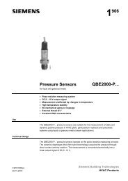 1906 Pressure Sensors QBE2000-P...