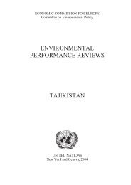 environmental performance reviews tajikistan - WaterWiki.net