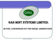 to download the full presentation/brochure - Gas Mint Systems Limited