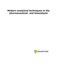 Modern analytical techniques in the pharmaceutical- and bioanalysis