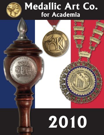 (3.4 MB) PDF version of this catalogue - Medallic Art Company