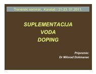 SUPLEMENTACIJA VODA DOPING