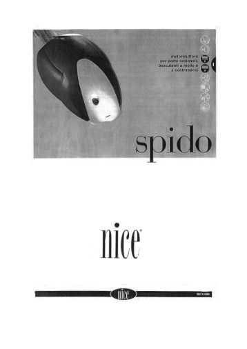 Nice Spido 6000.pdf - AUTOMATAKAPU