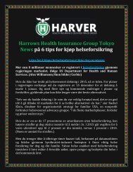 Harver Health Insurance Group Tokyo News på 6 tips for kjøp helseforsikring