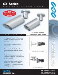 CX Series Outdoor Cameras - Security Camera Systems