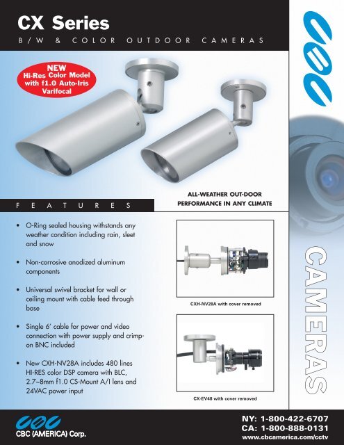 CX Series Outdoor Cameras - Security Camera Systems