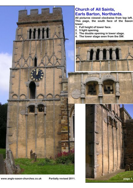 Earls Barton Pdf Anglo Saxon Churches