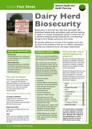 Dairy Herd Biosecurity (PDF) - Minster Vets