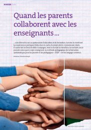 Quand les parents collaborent avec les enseignants â¦ - STEP