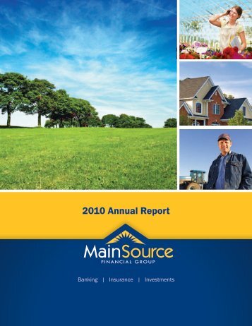 2010 Annual Report - MainSource Bank