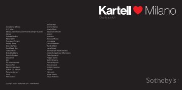 Kartell Loves Milano - Fondazione Umberto Veronesi