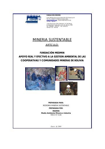 MINERIA SUSTENTABLE - Revista Virtual de Redesma