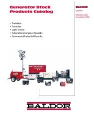 Generator Stock Products Catalog - Phase-A-Matic, Inc.