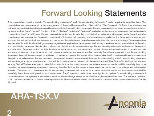 ARA-TSX.V nconi a - Anconia Resources Corp