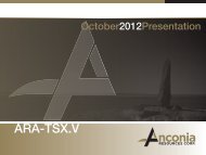 ARA-TSX.V - Anconia Resources Corp