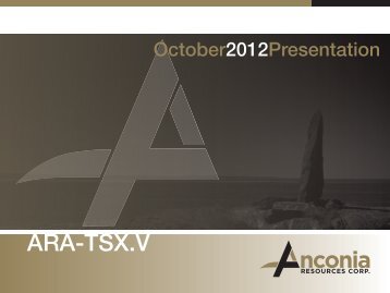 ARA-TSX.V - Anconia Resources Corp
