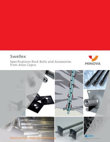 Swellex Specifications Rock Bolts and Accessories - Minova