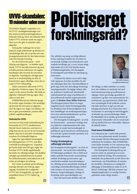 Tenure-track med torne - FORSKERforum