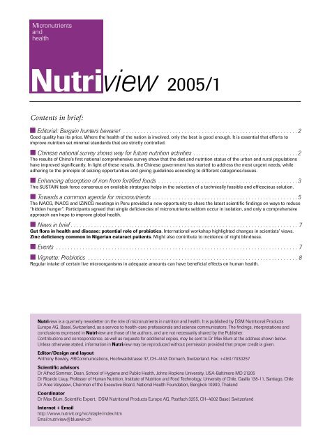 Nutriview - Flour Fortification Initiative