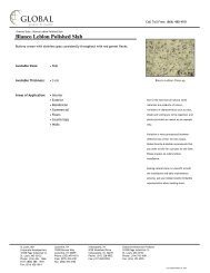 Blanco Leblon Polished Slab - Global Granite & Marble