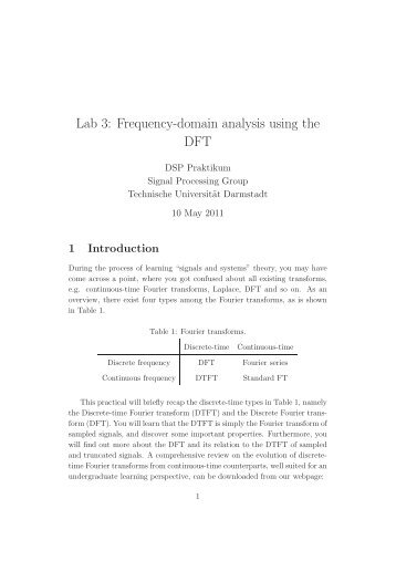 Lab 3 - Technische Universität Darmstadt