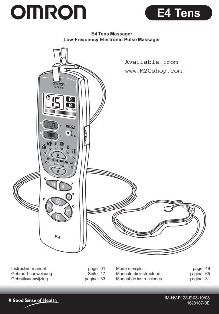 User manual Heirt Low frequency Pulse Massager (English - 1 pages)