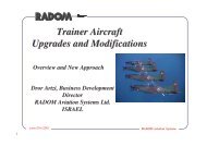 Trainer Aircraft Upgrades and Modifications - aero.com