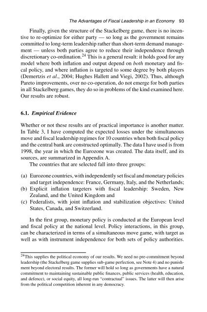 Economic Models - Convex Optimization