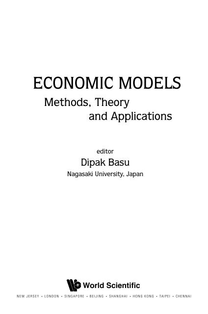 Economic Models - Convex Optimization