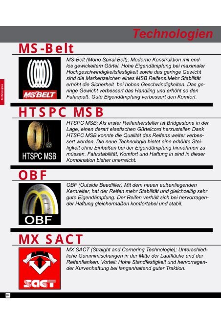 TECHNISCHER RATGEBER - Bridgestone