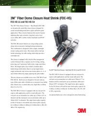 3M™ Fiber Dome Closure Heat Shrink (FDC-HS)