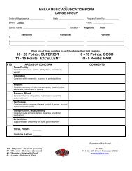 State Concert Evaluation Adjudication Sheets - Mississippi ...