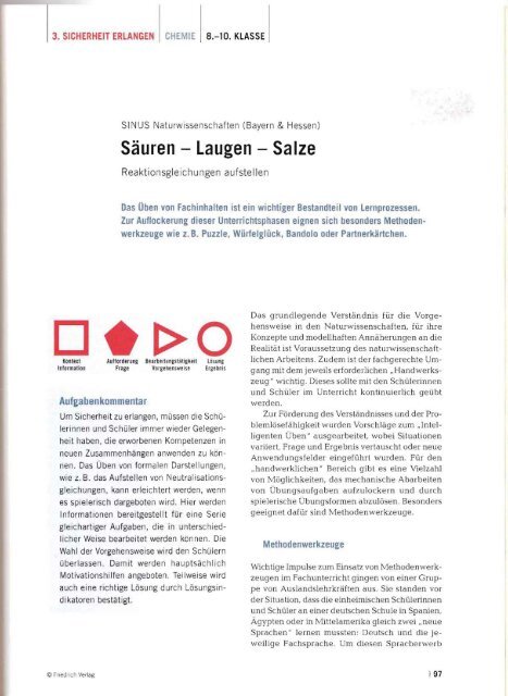 Säuren - Laugen - Salze