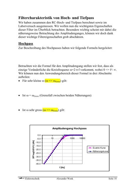 Gesamtdokument Elektrotechnik 3. Lehrjahr